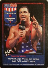 Kurt Angle face card PROMO